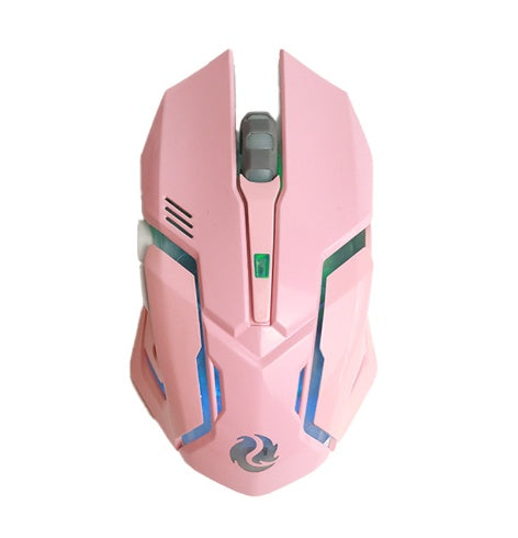 Souris Gaming Sans Fil Silencieuse T1 – Recharge Sans Fil & Confort Ergonomique