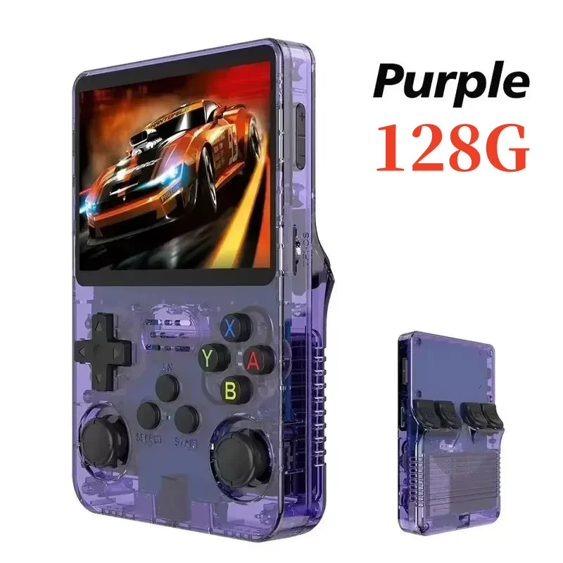 Console Rétro Portable R36S – Écran IPS 3.5" – Système Linux – 64Go / 128Go – 10 000+ Jeux Intégrés