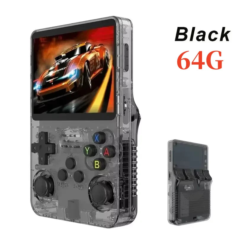 Console Rétro Portable R36S – Écran IPS 3.5" – Système Linux – 64Go / 128Go – 10 000+ Jeux Intégrés