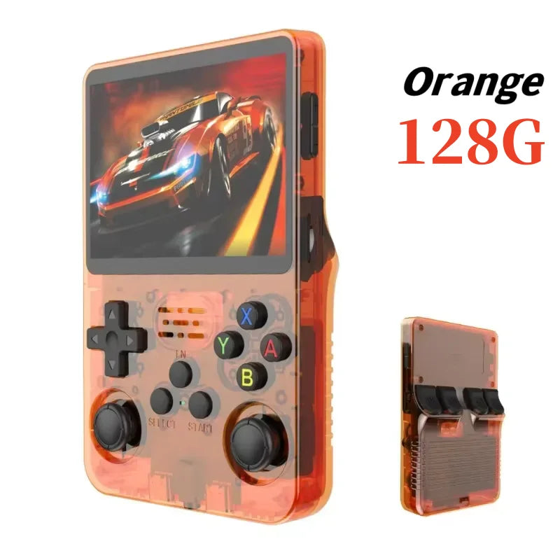 Console Rétro Portable R36S – Écran IPS 3.5" – Système Linux – 64Go / 128Go – 10 000+ Jeux Intégrés
