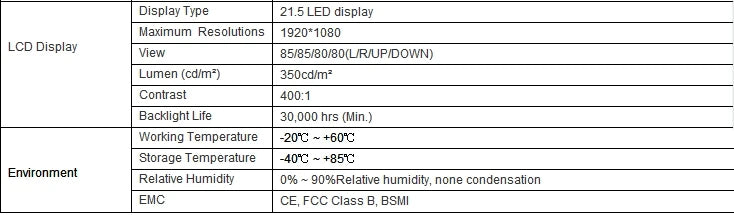 AIO PC Tout-en-Un 22 Pouces AOTESIER - La Performance dans un Design Élégant