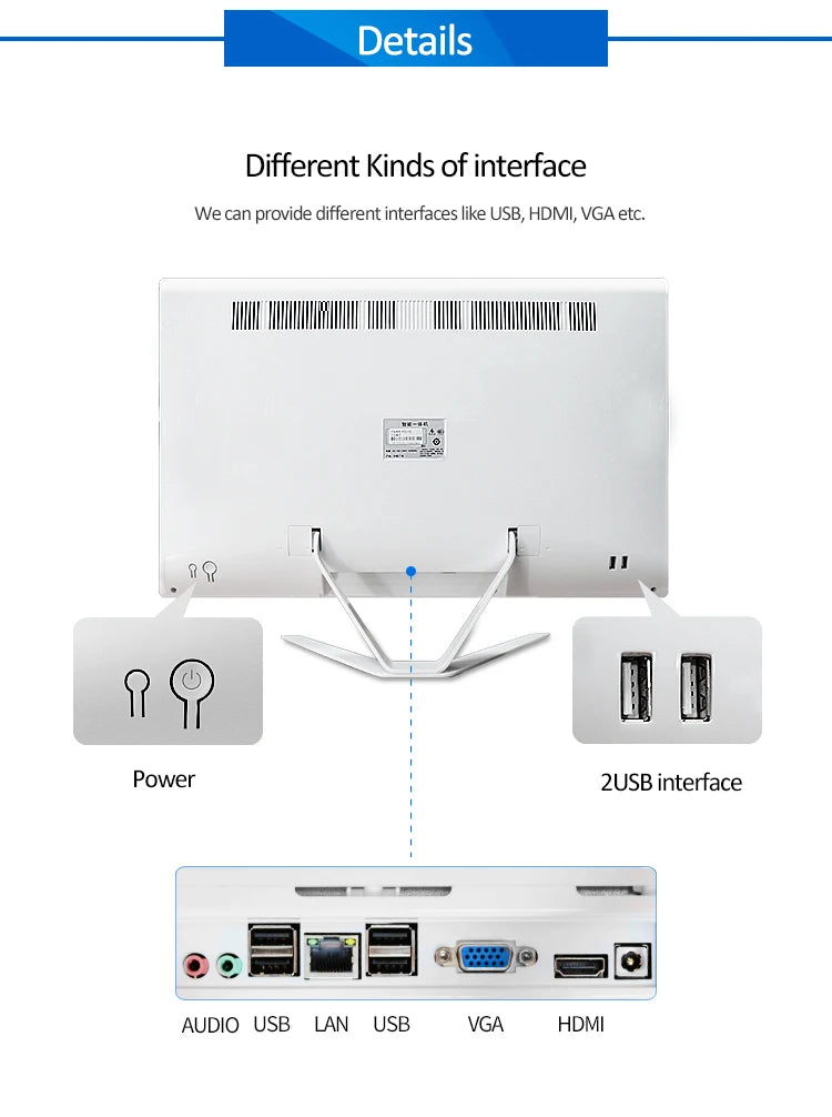 AIO PC Tout-en-Un 22 Pouces AOTESIER - La Performance dans un Design Élégant