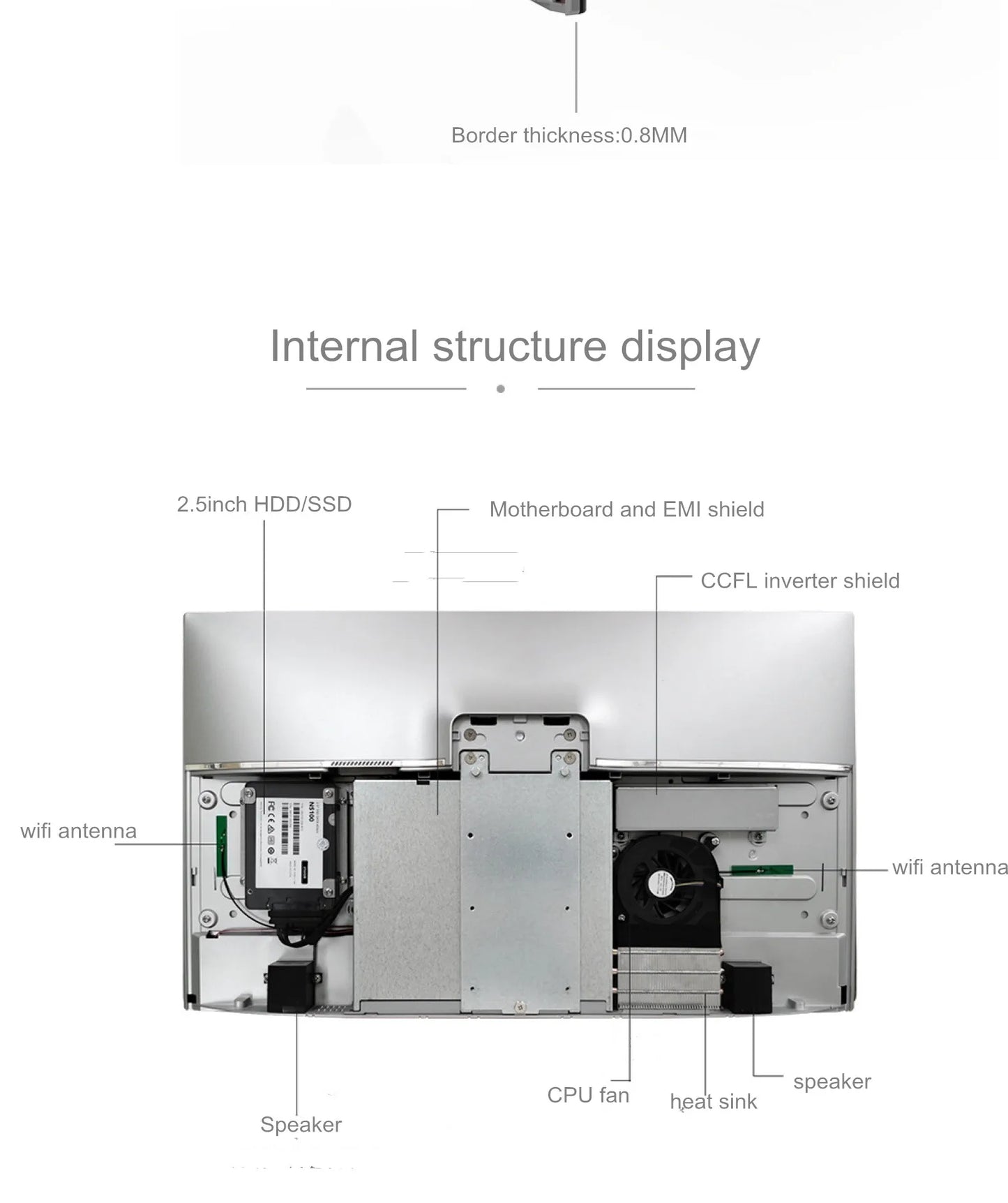 AIO PC Tout-en-Un 22 Pouces AOTESIER - La Performance dans un Design Élégant