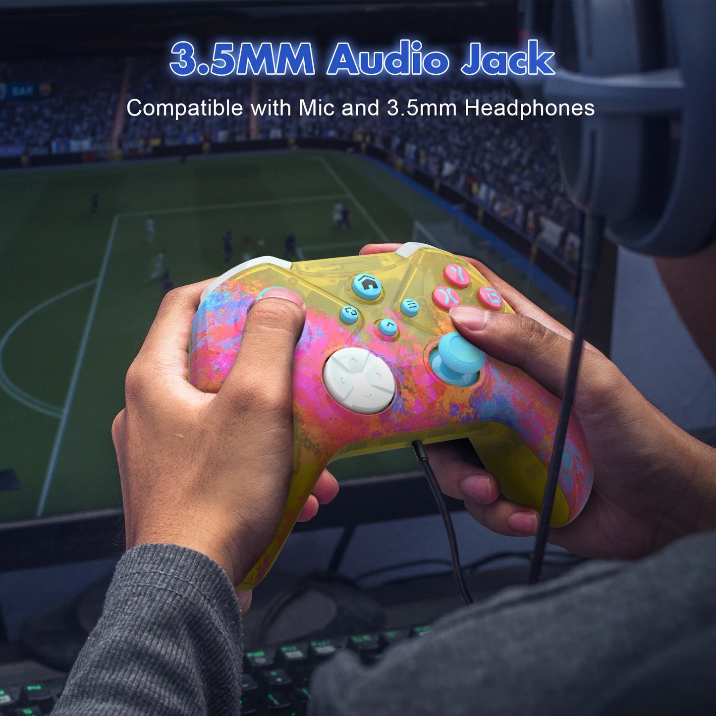 Wifi Wireless Controller For Xbox One Series X/S Pc Wifi Gaming Gamepad 6-Axis Gyro Sensor Dual Vibration Hall Effect Joystick