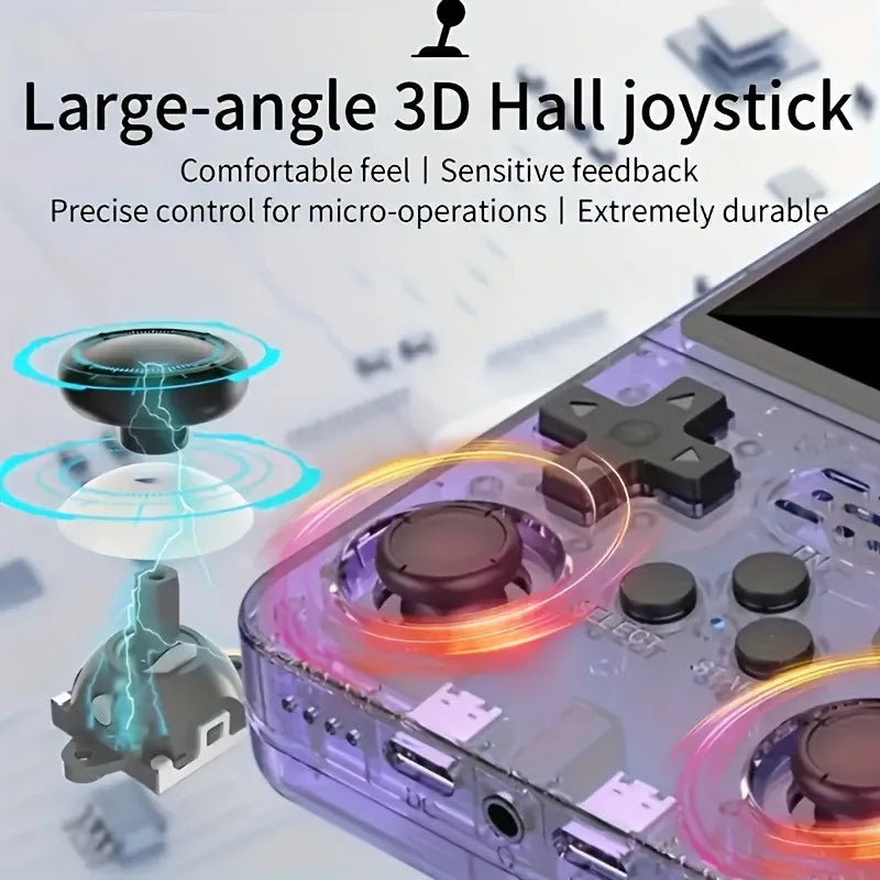 Original ARKOS R36S 256G/128G/64G R36S Retro Handheld Game Console 3.5'' IPS Open Source Linux Portable Pocket Game Player MAX