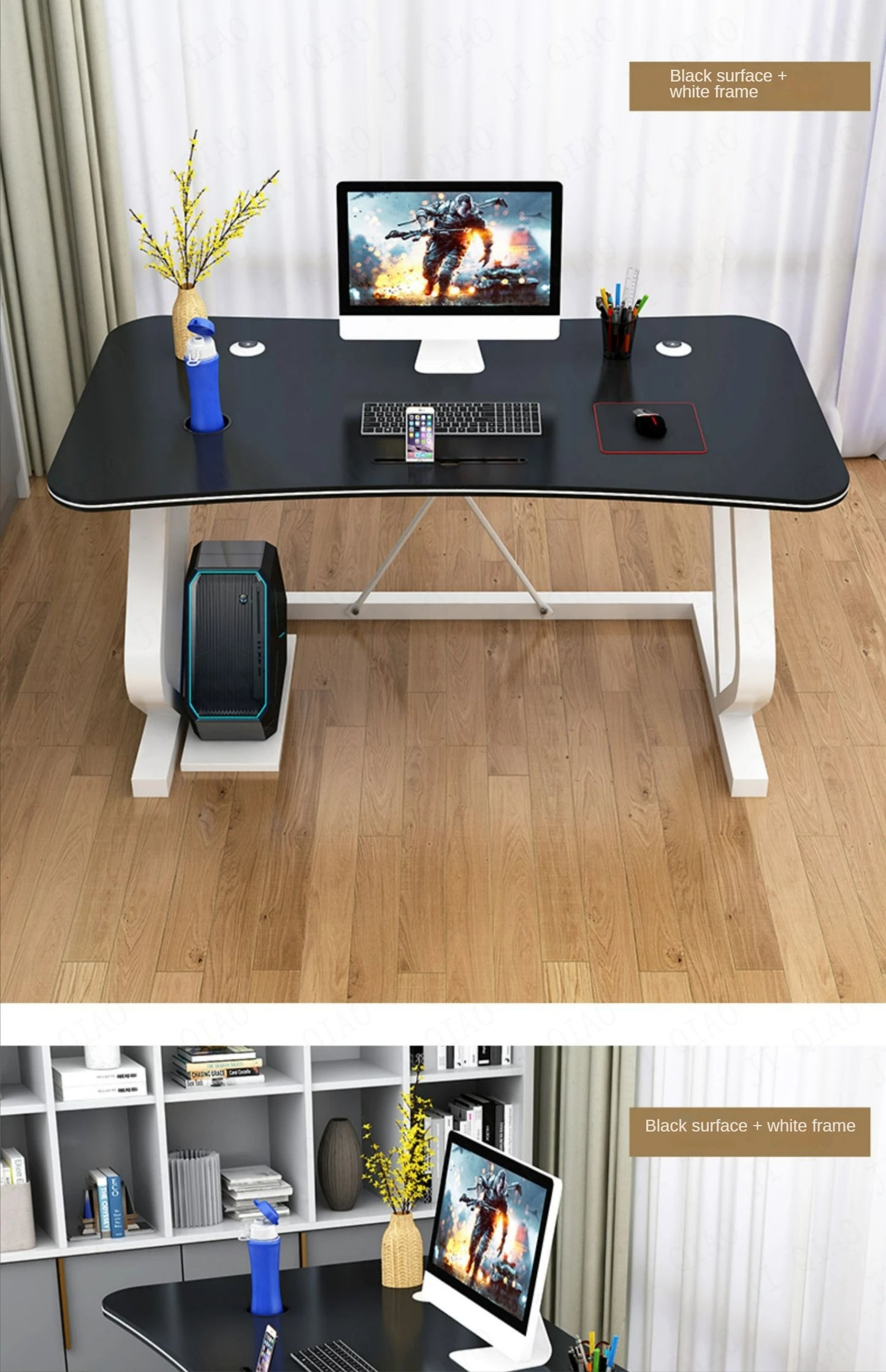 Simplified Computer and Work Desk - The Ideal Daily Office