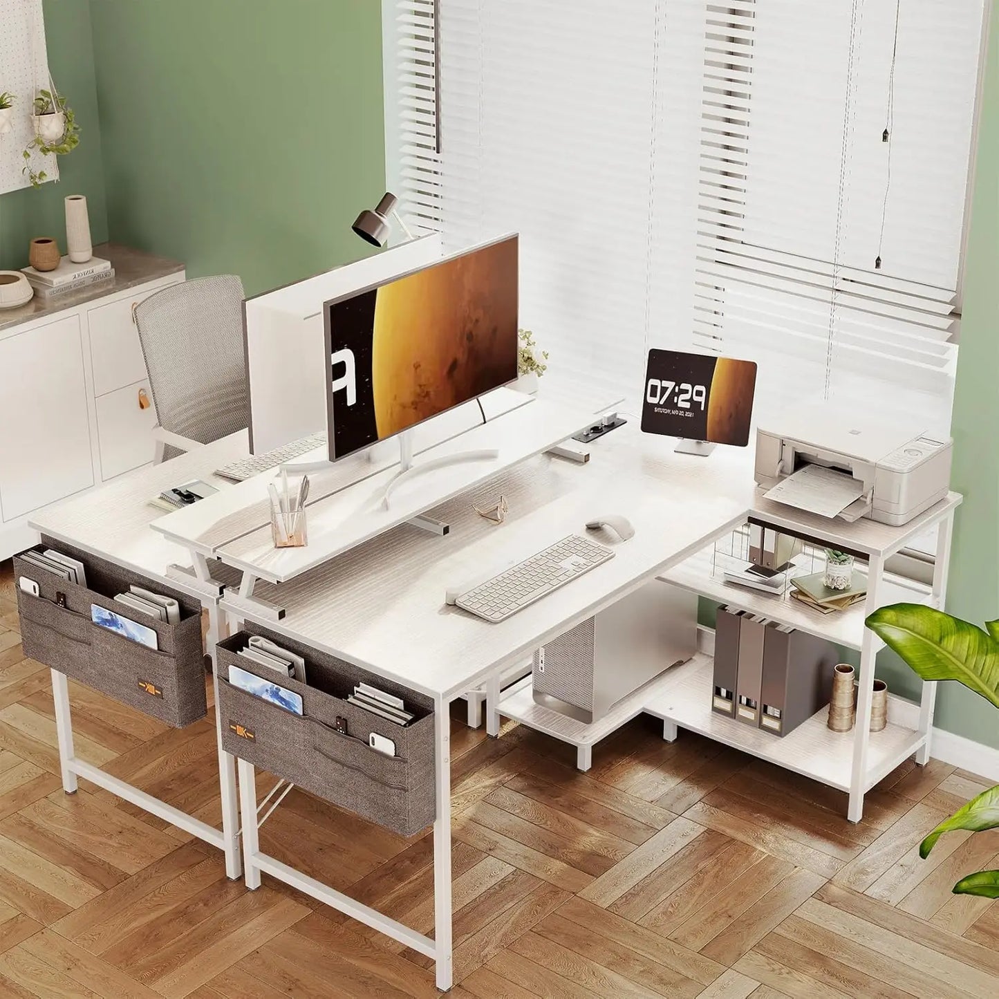 Bureau d'Angle ODK Réversible - L'Espace de Travail Complet et Organisé