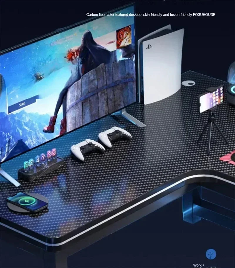Home Office Furniture Desktop E-sports Table European Double Corner Computer Desks Bedroom Workbench Internet Cafe Gaming Desk
