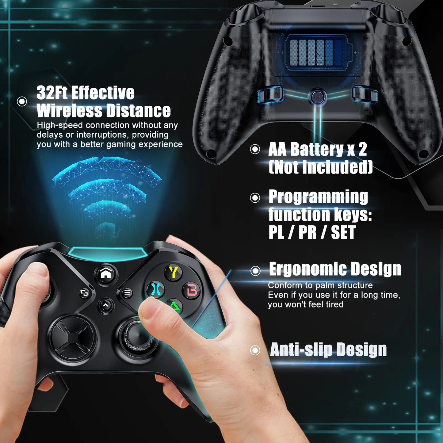 Manette Sans Fil Xbox One / Series X|S – PC, iOS, Android