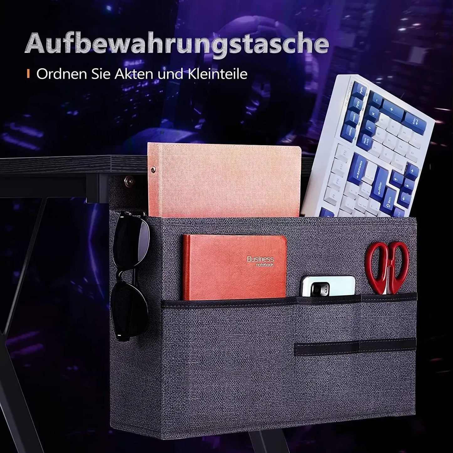 Zeitlich begrenzter Rabatt--ODK Gaming Tisch, Gaming Schreibtisch Eckschreibtisch für Gamer, Schreibtisch L Form