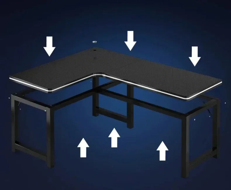 Home Office Furniture Desktop E-sports Table European Double Corner Computer Desks Bedroom Workbench Internet Cafe Gaming Desk
