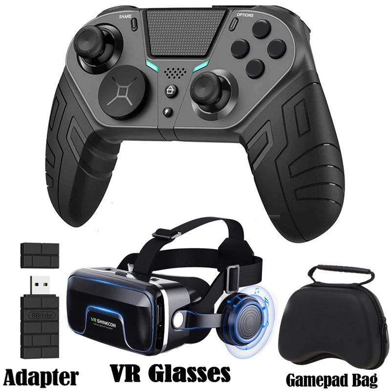 Control For PS4 PS3 PS Playstation 4 3 PC Android Cell Phone Mobile Wireless Controller Bluetooth Gamepad Joystick Game Trigger