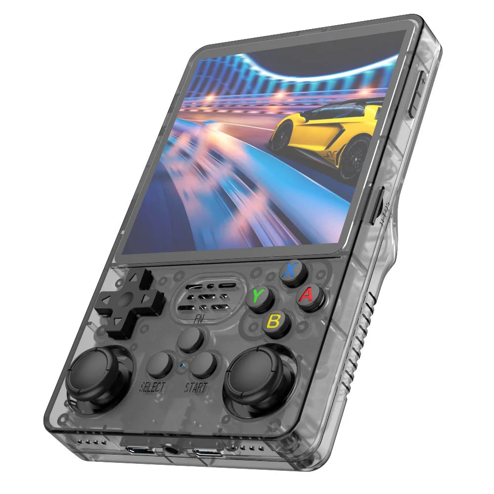 R36S Plus Open Source Retro Handheld Video Game Console 4.0 Inch Screen Linux System Portable Pocket Video Player 64GB 128G Game