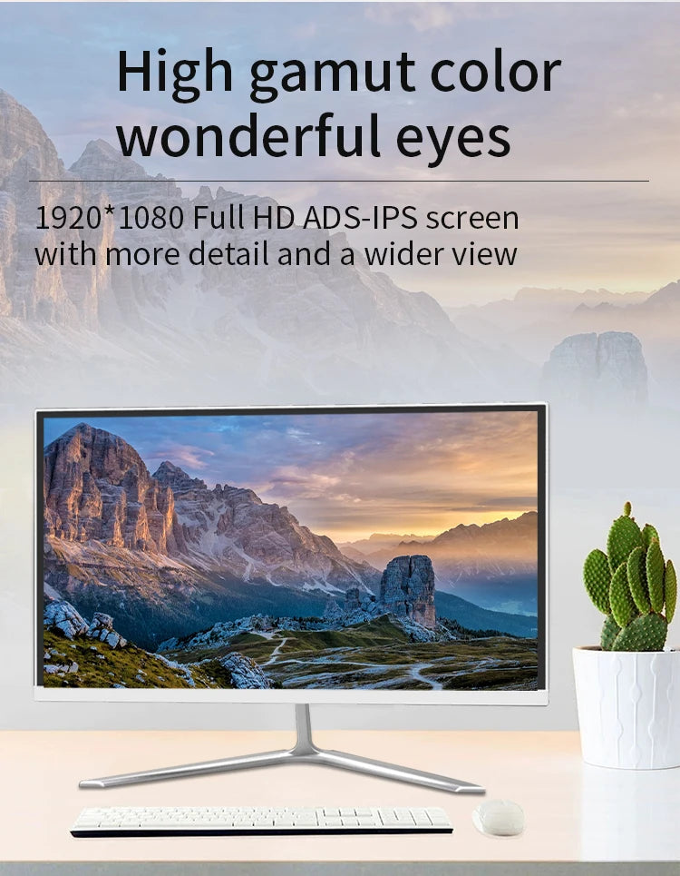 AIO PC Tout-en-Un 22 Pouces AOTESIER - La Performance dans un Design Élégant