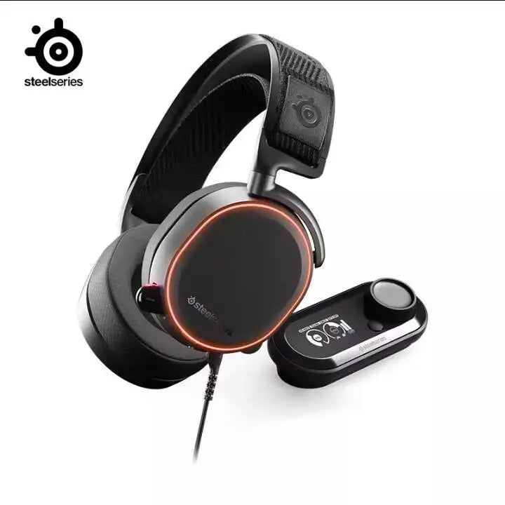 SteelSeries Arctis Pro + GameDAC – Casque Gaming Hi-Res avec Récepteur Bluetooth – Compatible PC, PS5, Xbox (Occasion, Nettoyé et Révisé)