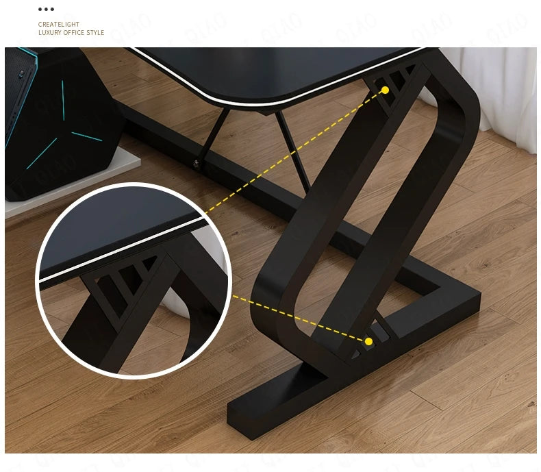 Simplified Computer and Work Desk - The Ideal Daily Office