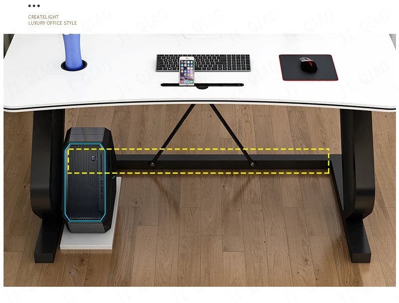 Simplified Computer and Work Desk - The Ideal Daily Office