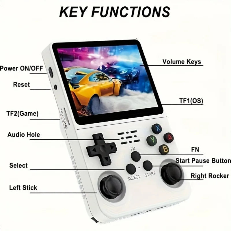 Original ARKOS R36S 256G/128G/64G R36S Retro Handheld Game Console 3.5'' IPS Open Source Linux Portable Pocket Game Player MAX