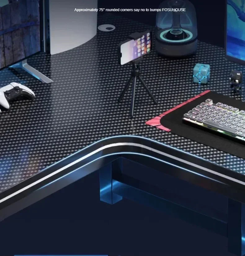 Home Office Furniture Desktop E-sports Table European Double Corner Computer Desks Bedroom Workbench Internet Cafe Gaming Desk
