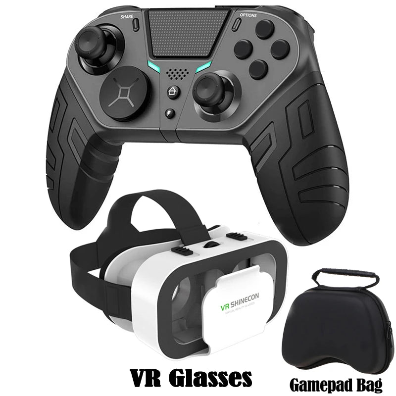 Control For PS4 PS3 PS Playstation 4 3 PC Android Cell Phone Mobile Wireless Controller Bluetooth Gamepad Joystick Game Trigger