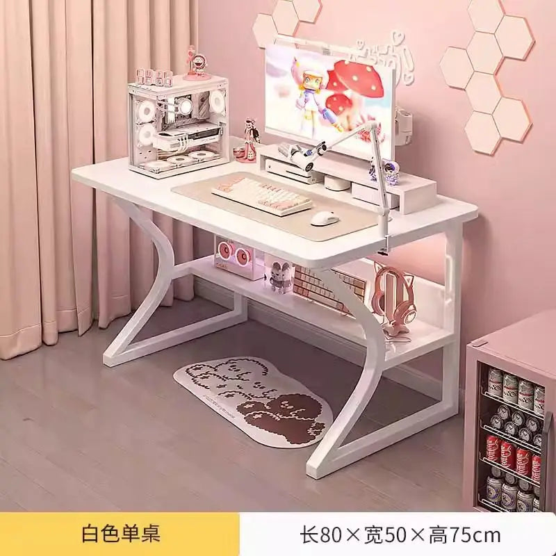 AOLIVIYA PC Gaming Table Bedroom Desktop Computer Table Home Simple Student Dormitory Office Study Desk