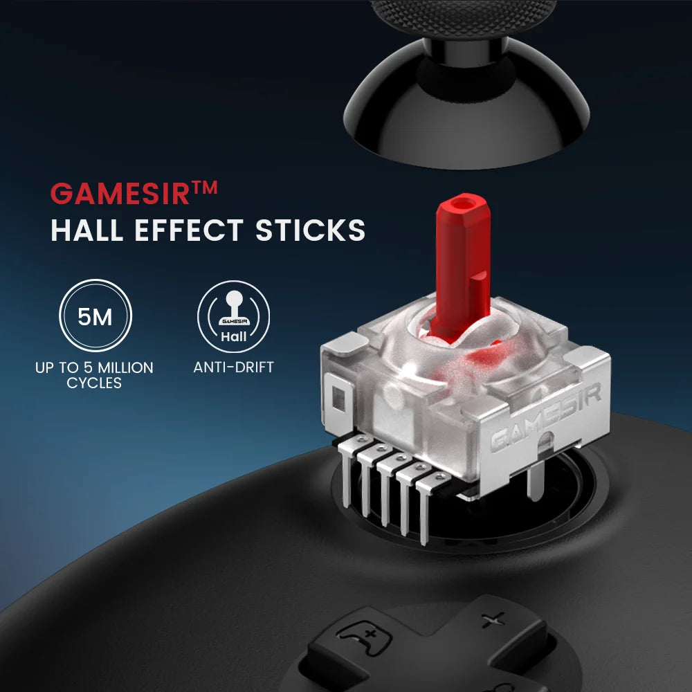 Original GameSir G7 HE Xbox Gaming Controller Wired Gamepad for Xbox Series X S, Xbox One, ALPS Joystick PC, Replaceable Panels