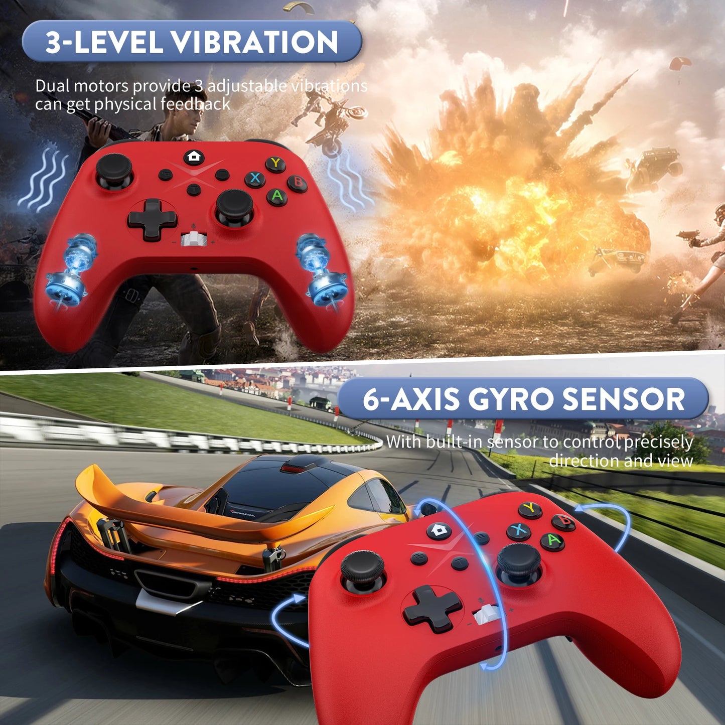 2.4g Wireless Controller For Xbox One/S/X/Series X/S Pc Gamepad Ios/Android Console Controller Acessories With 650mah Battery