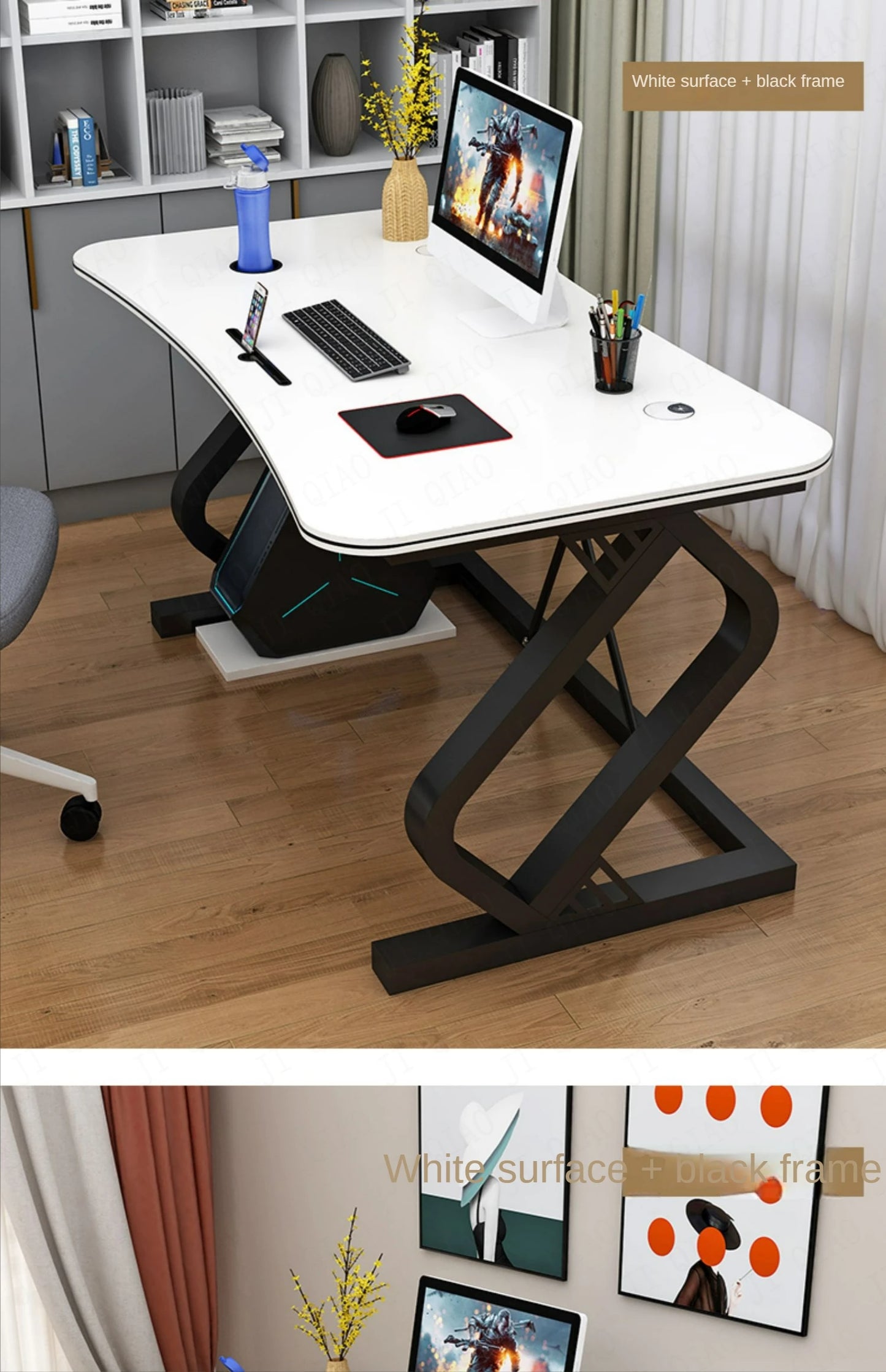 Simplified Computer and Work Desk - The Ideal Daily Office