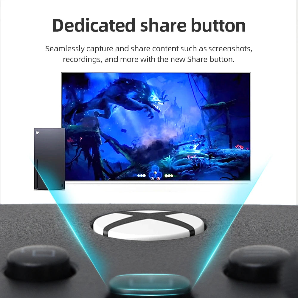 Microsoft Xbox Core Wireless Controller Carbon Electric Volt White Black for Xbox Series X Xbox Series S Xbox One Controller