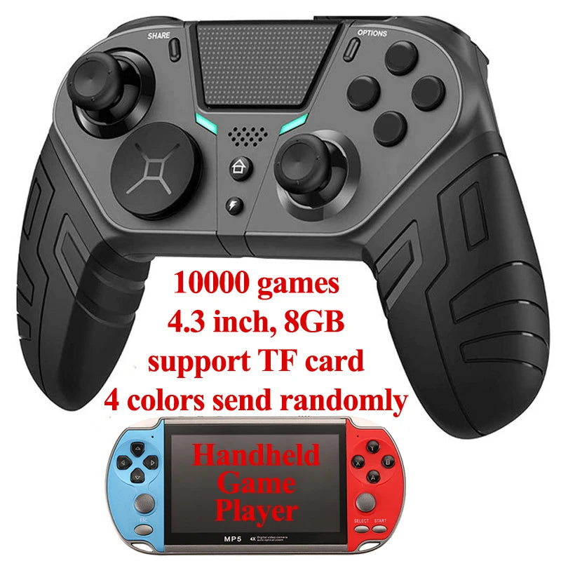 Control For PS4 PS3 PS Playstation 4 3 PC Android Cell Phone Mobile Wireless Controller Bluetooth Gamepad Joystick Game Trigger