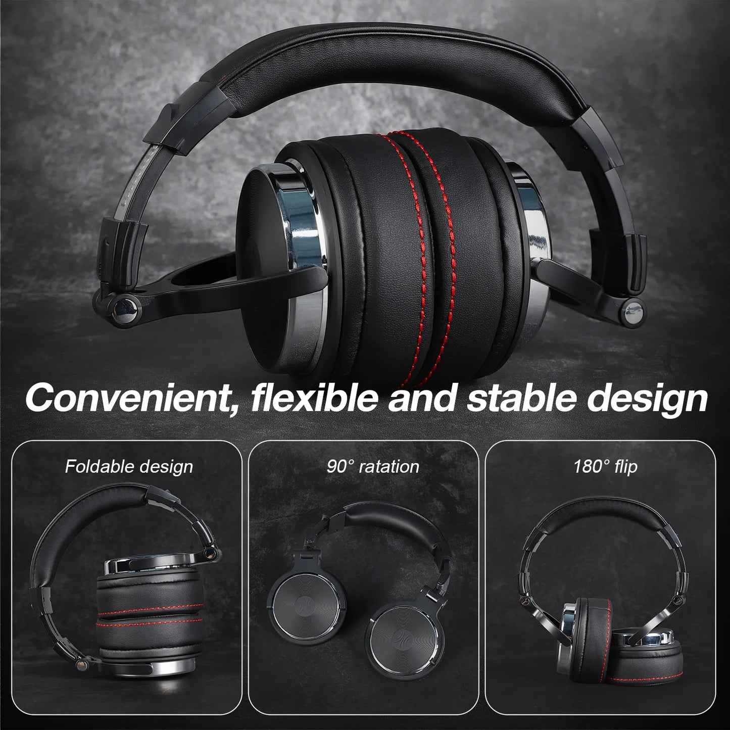 Oneodio Pro-50 Wired Headphones with Hi-Res 50mm Drivers for Studio Monitoring,Professional Music Headphone with Comfort Ear Pad
