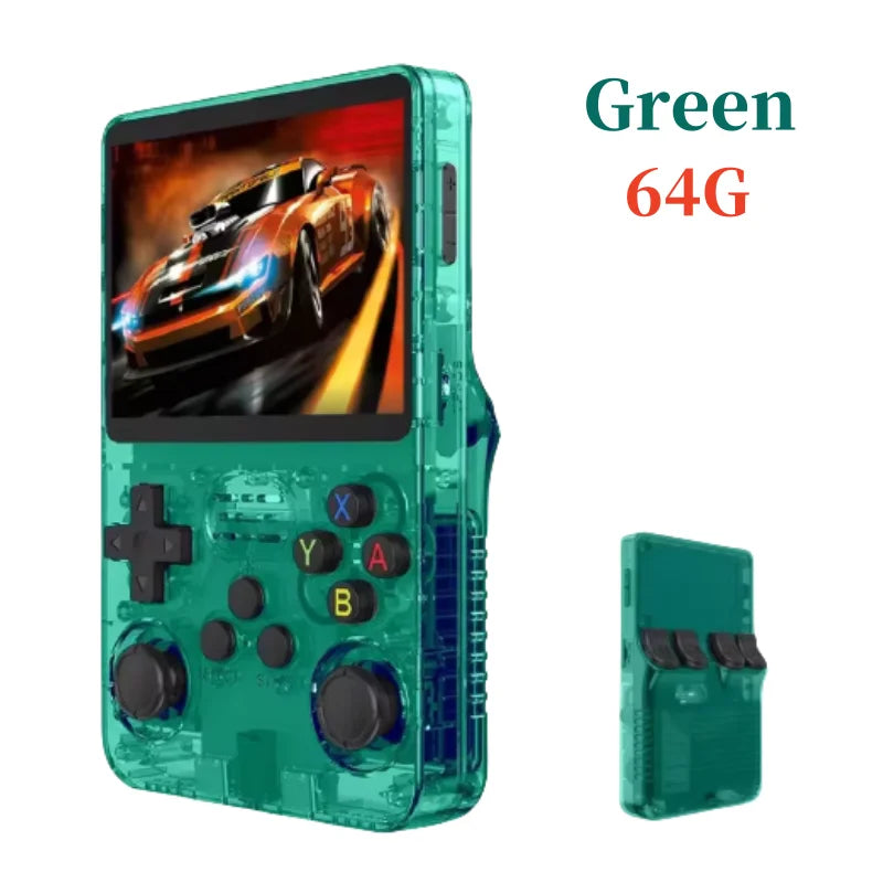 Console Rétro Portable R36S – Écran IPS 3.5" – Système Linux – 64Go / 128Go – 10 000+ Jeux Intégrés