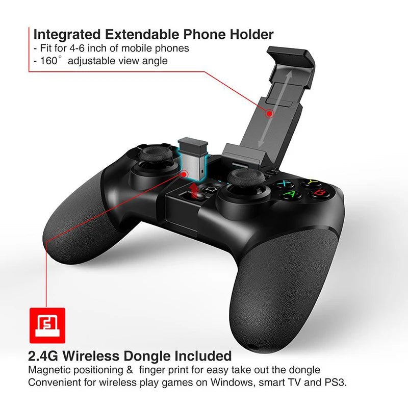Control Gamepad PUBG Bluetooth USB For iPhone Android PC PS4 PS3 Playstation PS 4 3 Nintendo Switch Controller Mobile Game Pad