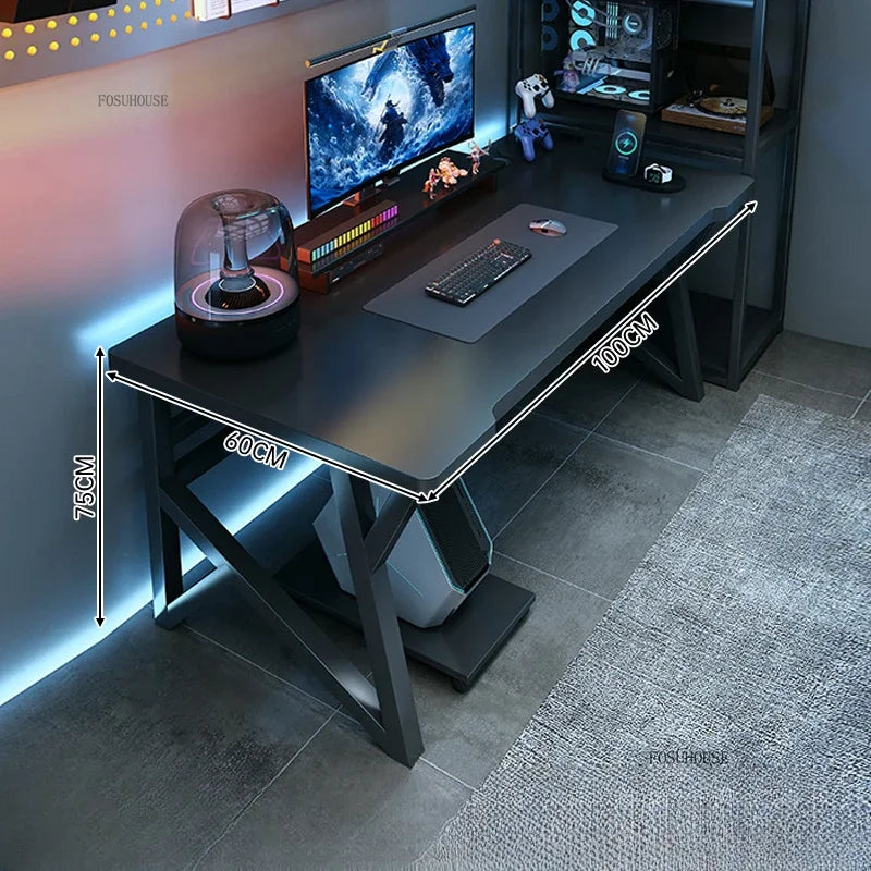 Modern Double Computer Desks Home Desktop E-sports Gaming Table Bedroom Simple Desk Student Study Tables Office Furniture EE