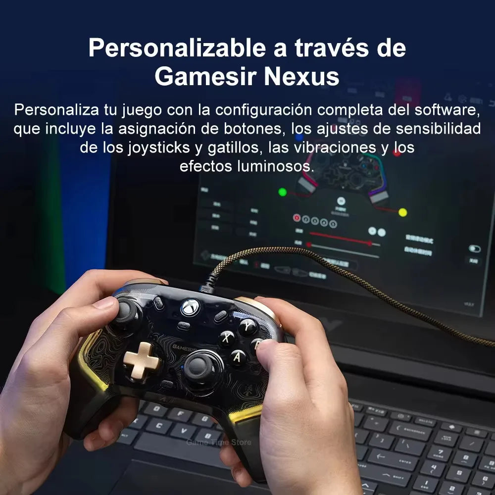 Manette Filaire GameSir Kaleid – Xbox & PC avec Hall Effect, Microswitch et Éclairage RGB