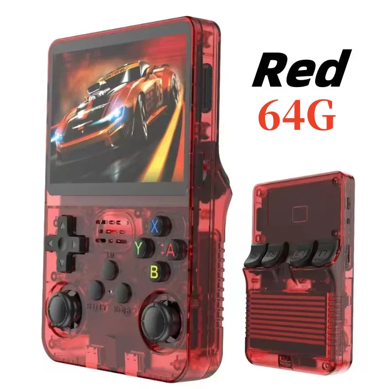 Console Rétro Portable R36S – Écran IPS 3.5" – Système Linux – 64Go / 128Go – 10 000+ Jeux Intégrés