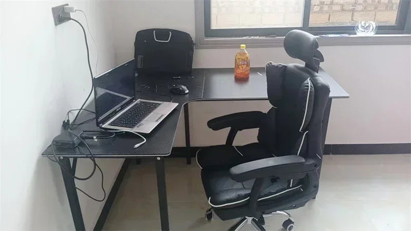Home Office Furniture Desktop E-sports Table European Double Corner Computer Desks Bedroom Workbench Internet Cafe Gaming Desk