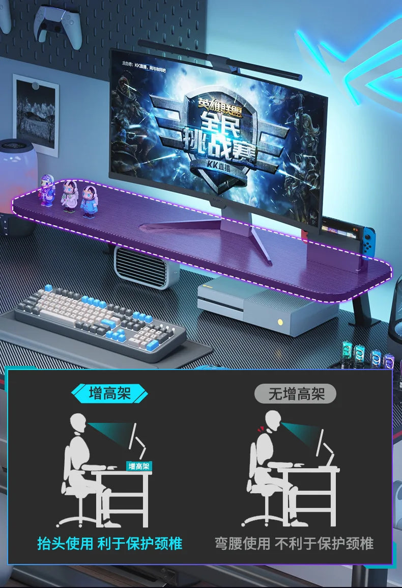 AOLIVIYA Gaming Desk Foldable Design For Home Office Study And Bedroom Simple Setup A3