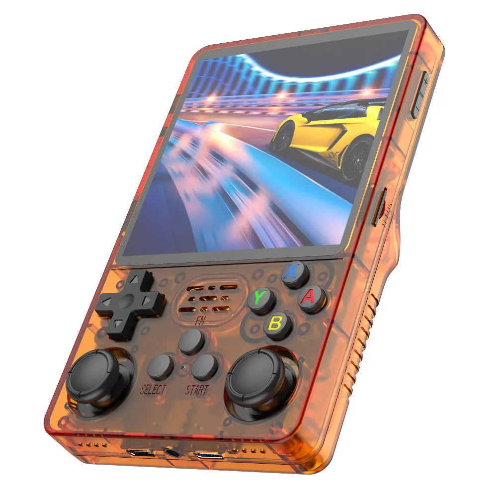 R36S Plus Open Source Retro Handheld Video Game Console 4.0 Inch Screen Linux System Portable Pocket Video Player 64GB 128G Game