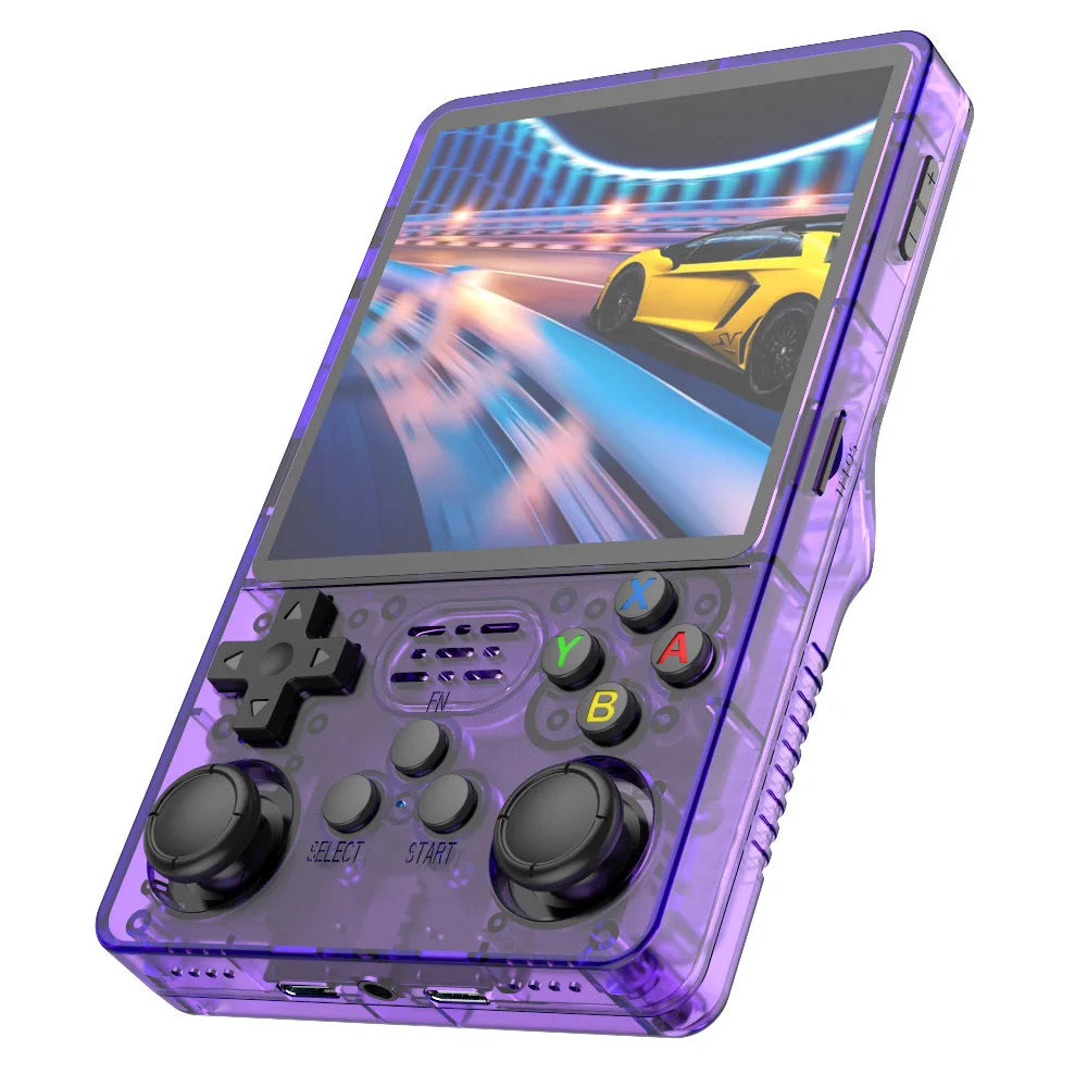 R36S Plus Open Source Retro Handheld Video Game Console 4.0 Inch Screen Linux System Portable Pocket Video Player 64GB 128G Game