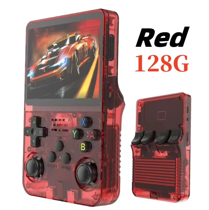 Console Rétro Portable R36S – Écran IPS 3.5" – Système Linux – 64Go / 128Go – 10 000+ Jeux Intégrés