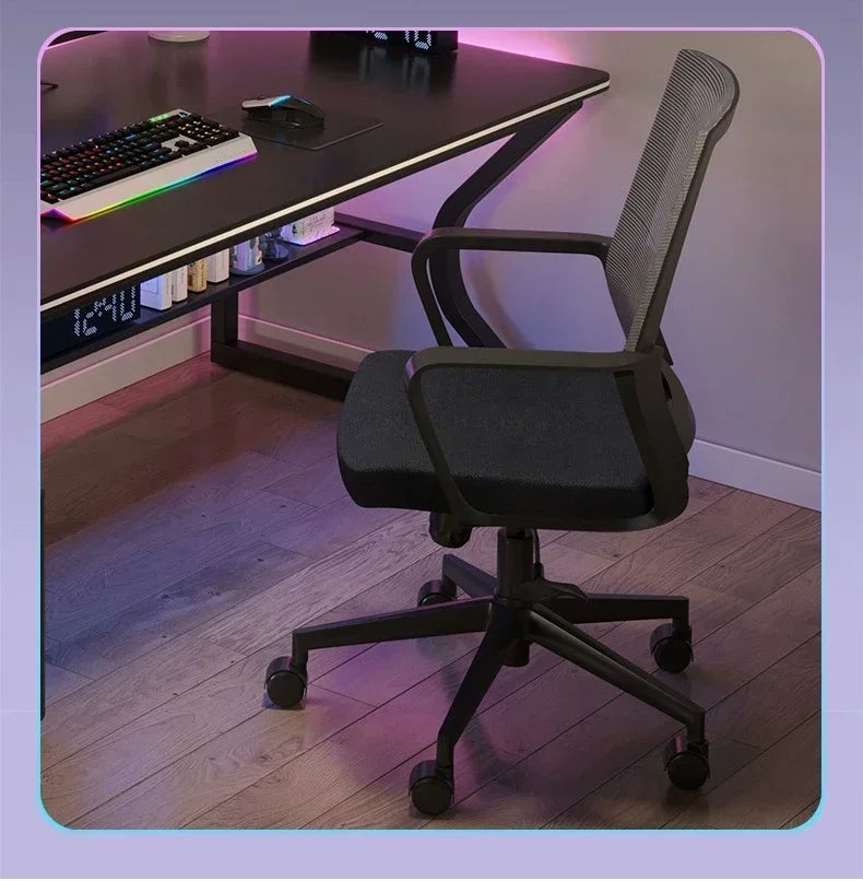 Simple Desktop Computer Desks Home Bedroom Workbench Gaming Tables Office Furniture Student Study Writing Desk and Chair Set E