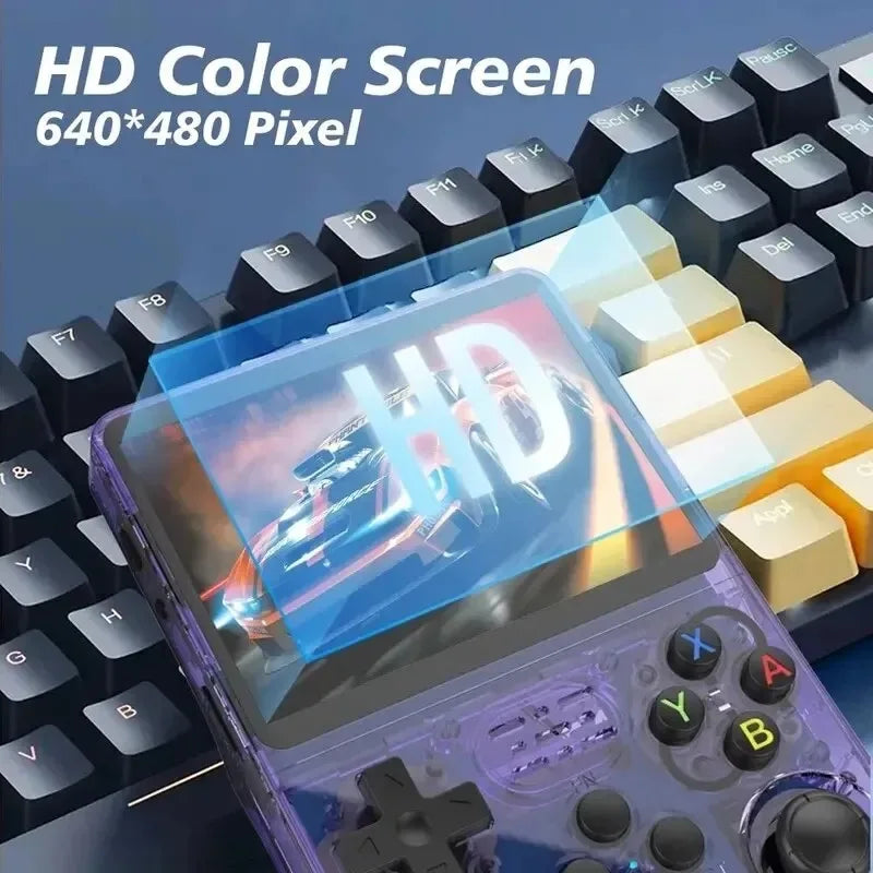 Console Rétro Portable R36S – Écran IPS 3.5" – Système Linux – 64Go / 128Go – 10 000+ Jeux Intégrés