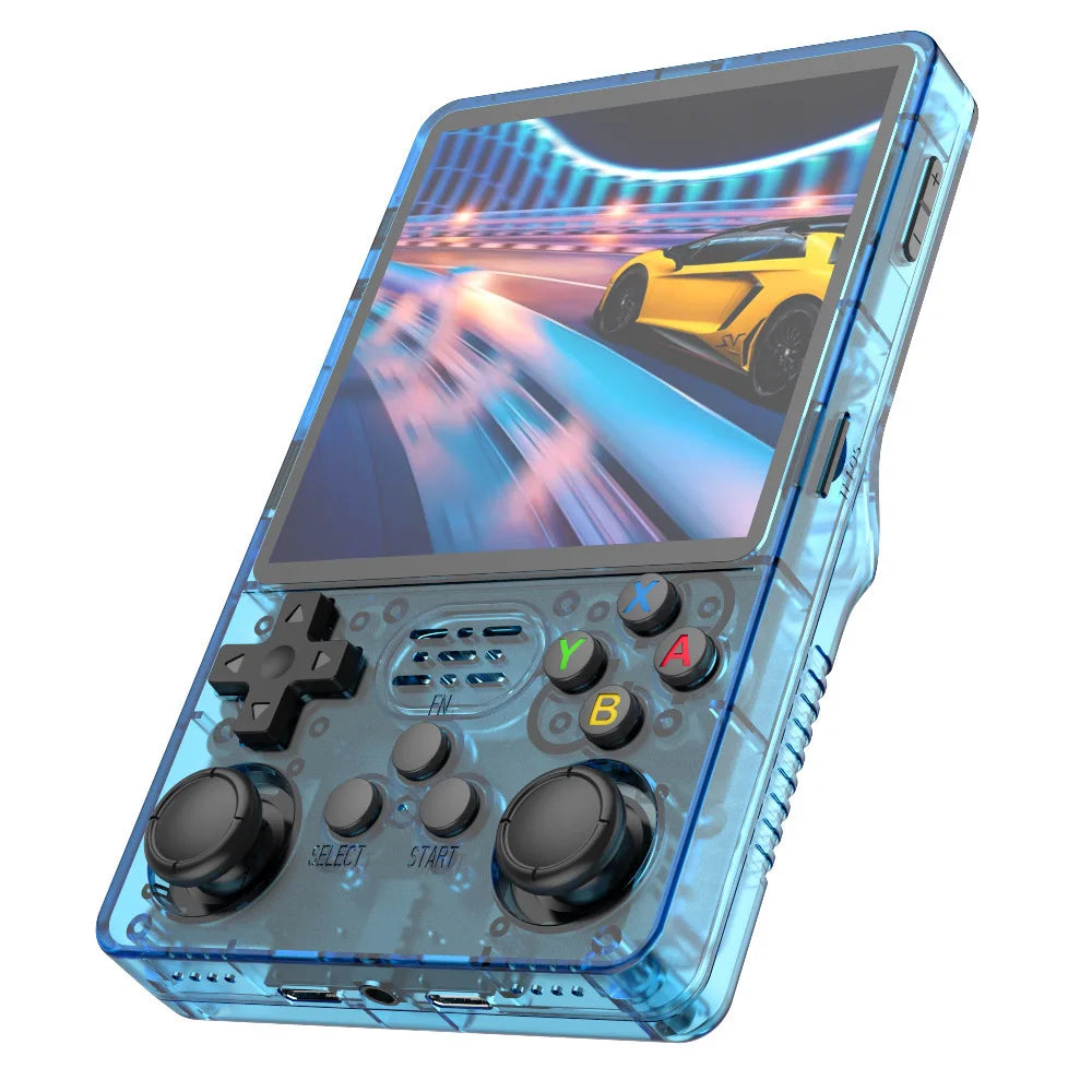 R36S Plus Open Source Retro Handheld Video Game Console 4.0 Inch Screen Linux System Portable Pocket Video Player 64GB 128G Game