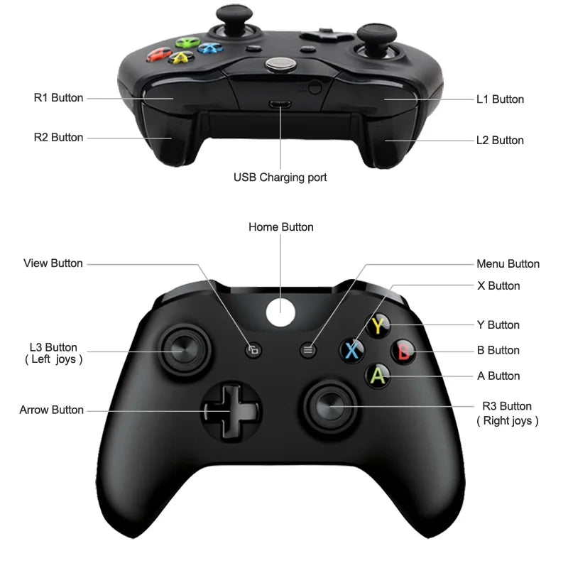 Wireless Bluetooth Gamepad For Xbox One Slim Remote Controller Console for PC Game Console for Xbox Series X S Gamepad Joystick