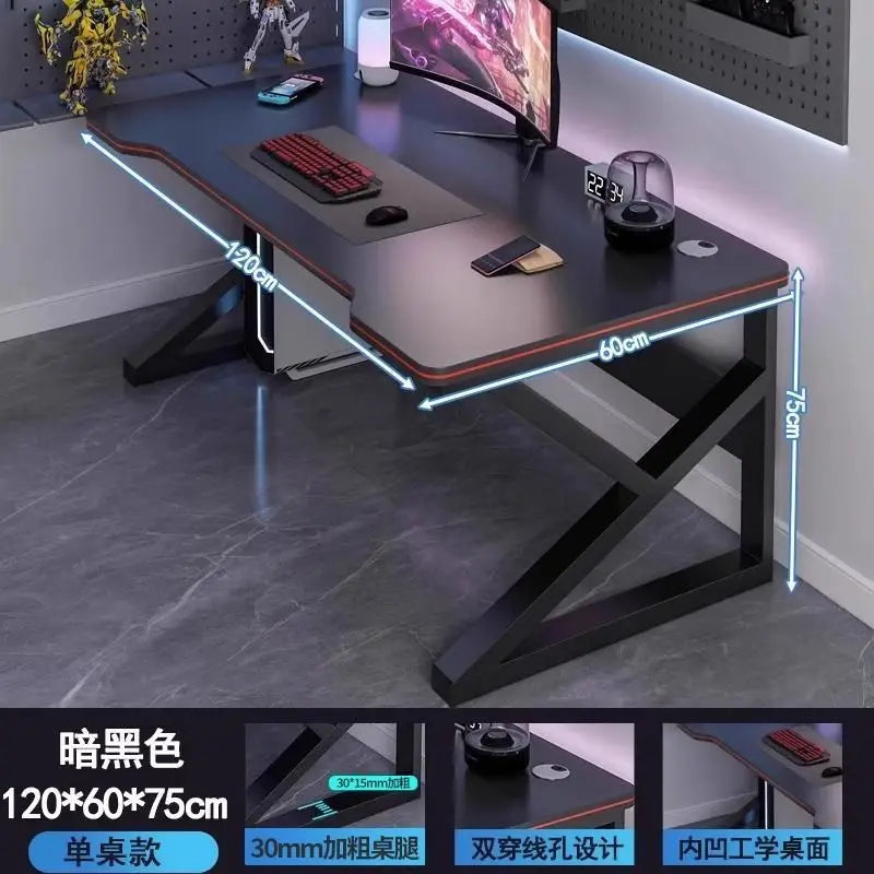 AOLIVIYA PC Gaming Table Bedroom Desktop Computer Table Home Simple Student Dormitory Office Study Desk