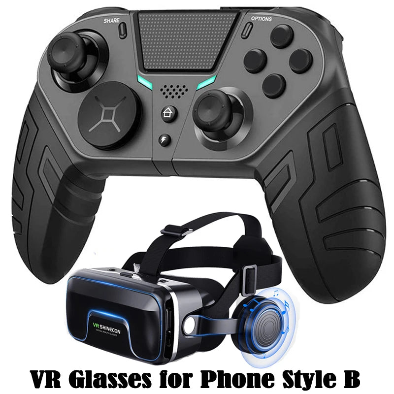 Control For PS4 PS3 PS Playstation 4 3 PC Android Cell Phone Mobile Wireless Controller Bluetooth Gamepad Joystick Game Trigger