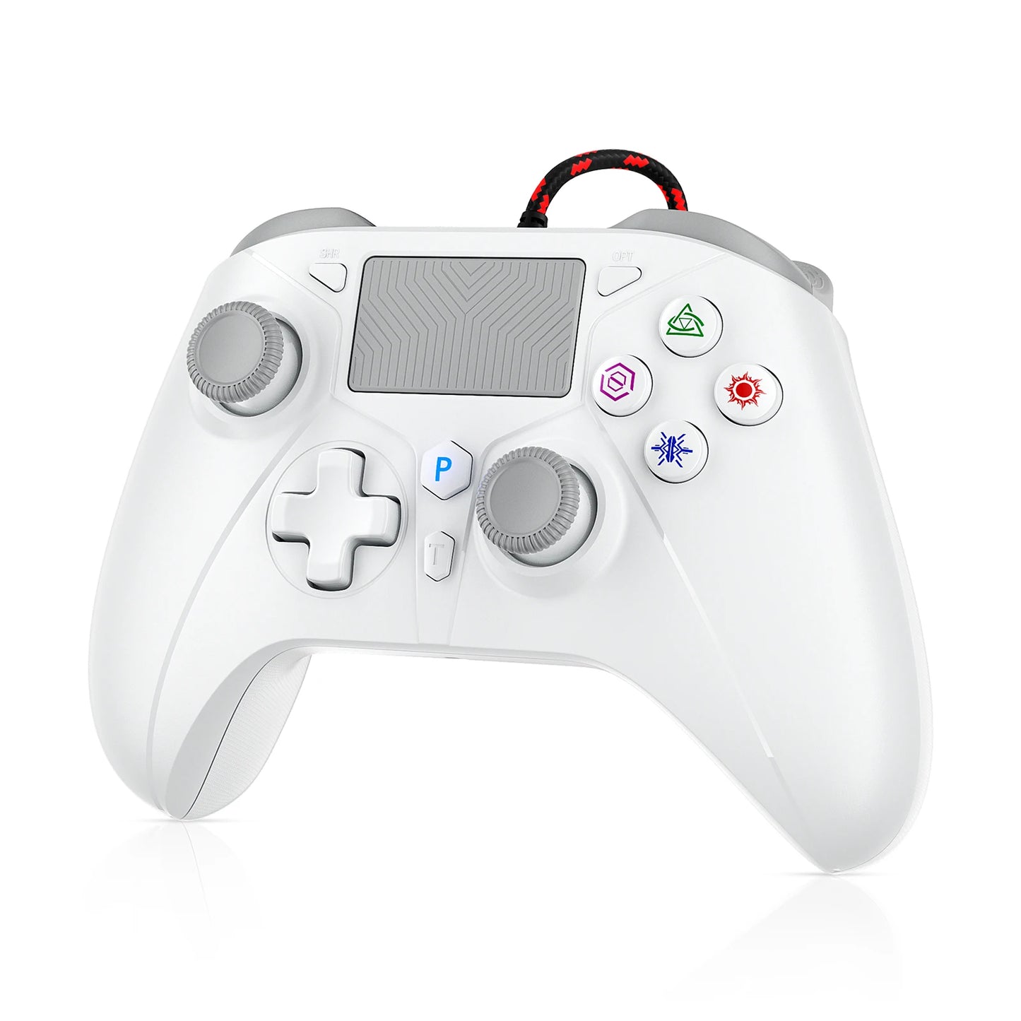 Playstation 5 Controller For Ps5 Ps4 Consolas , Compatible With Ps5/Ps4 / Pc, 6-Axis Gyro Dual Vibrate Hall Effect RGB Gamepads