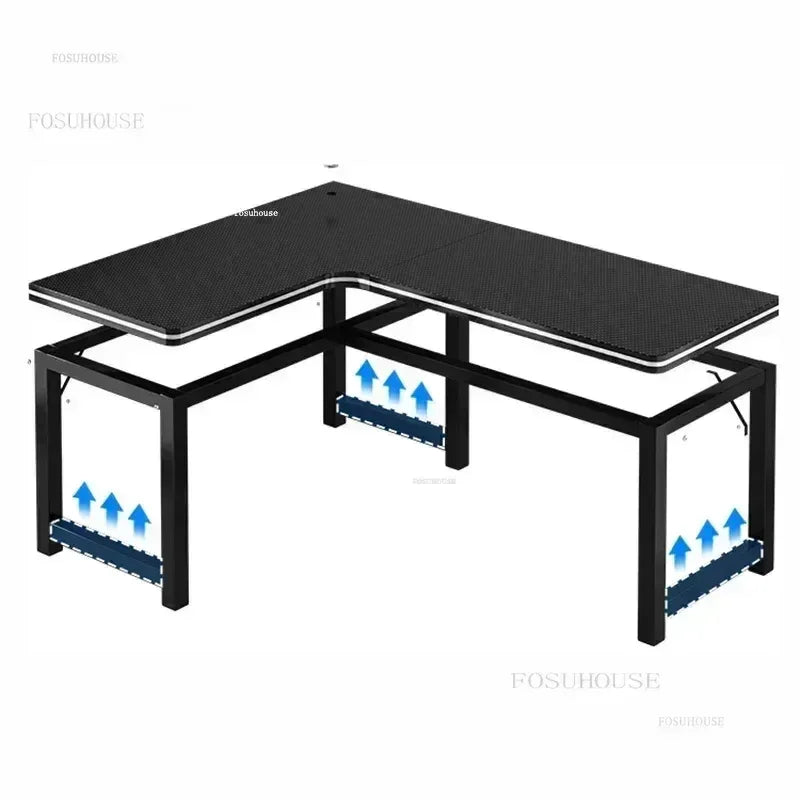 Home Office Furniture Desktop E-sports Table European Double Corner Computer Desks Bedroom Workbench Internet Cafe Gaming Desk