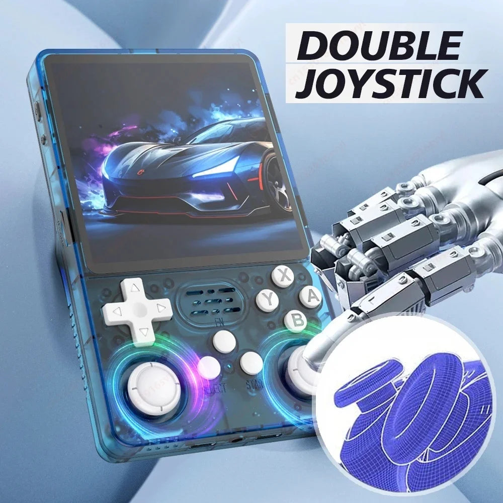 R36S Plus Open Source Retro Handheld Video Game Console 4.0 Inch Screen Linux System Portable Pocket Video Player 64GB 128G Game